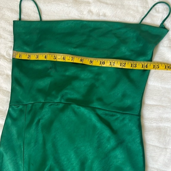 Walk the Line Emerald Green Slip Dress- LIONESS- Size S NWOT - Picture 10 of 15